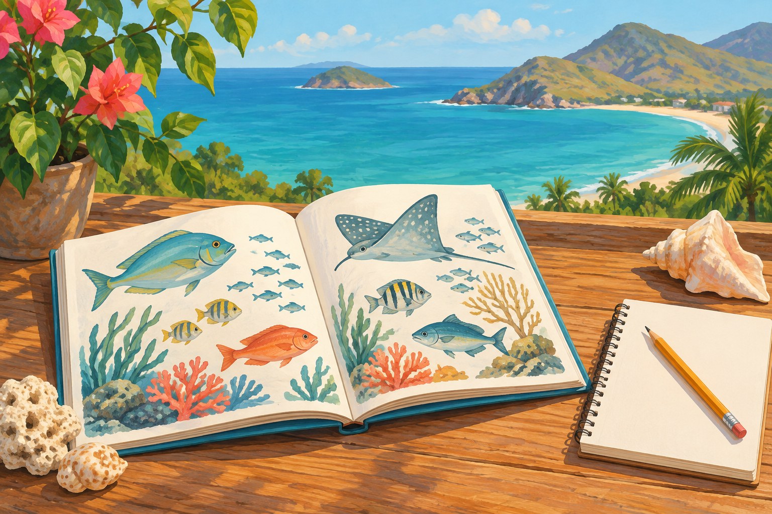 A marine-life reading activity for your Margarita stay